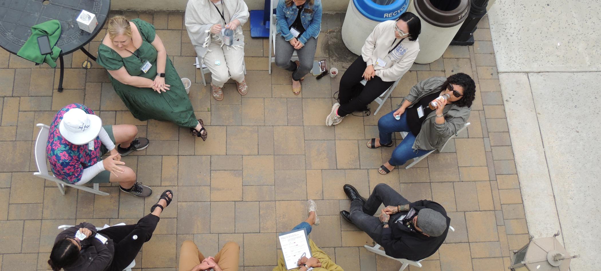 students in a group